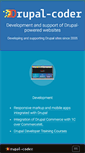 Mobile Screenshot of drupal-coding.com