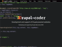 Tablet Screenshot of drupal-coding.com